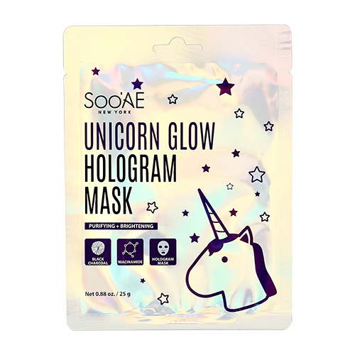 Glowing Unicorn Hologram Sheet Mask