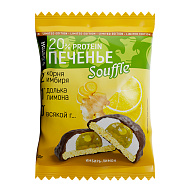 Печенье глазированное `Ё БАТОН` с суфле со вкусом имбирь-лимон 50 г