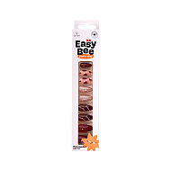 Набор накладных ногтей с клеевыми стикерами `EASYBEE` NAIL DAY Brown Gold (12 шт + клеевые стикеры 24 шт)