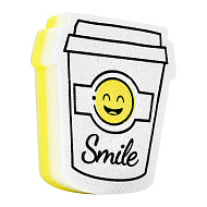 Губка кухонная `LELEA` SMILE CUP