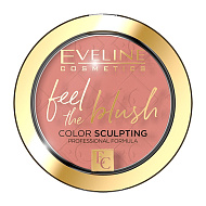 Румяна для лица `EVELINE` FEEL THE BLUSH тон 05 taupe