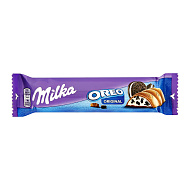 Шоколадный батончик `MILKA` OREO 37 г