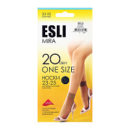Носки женские `ESLI` MIRA 20 den (nero) one size