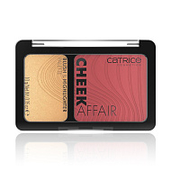 Палетка для лица `CATRICE` CHEEK AFFAIR Blush & Highlighter тон 010