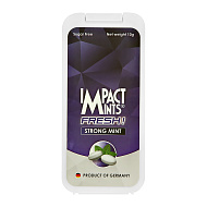 Освежающее драже `IMPACT MINTS` FRESH! без сахара с насыщенным вкусом мяты 10 г