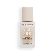 Основа тональная для лица `REVOLUTION` SKIN SILK Luminous Serum Foundation тон F0.5