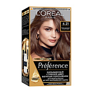 Краска для волос `LOREAL` `PREFERENCE` тон 6.21 (Риволи)