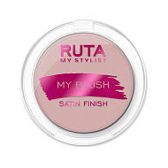 Румяна для лица `RUTA` MY BLUSH компактные сатиновые тон 02 Пляжная красотка