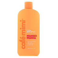 Гель для душа `CAFE MIMI` MANGO MANIA с экстрактом манго, лемонграсса и пребиотиком 400 мл