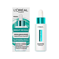 Сыворотка для лица `LOREAL` BRIGHT REVEAL 10.5% [ниацинамид + melasyl + аминосульфоновая кислота] (против пигментации) 30 мл