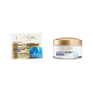 Крем для лица ночной `LOREAL` `ВОЗРАСТ ЭКСПЕРТ` увлажняющий против морщин 35+ 50 мл