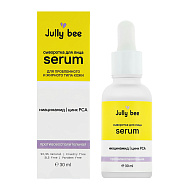 Сыворотка для лица `JULLY BEE` с ниацинамидом и цинком РСА (для жирного и проблемного типа кожи) 30 мл