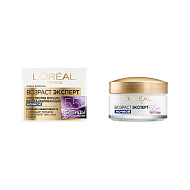 Крем для лица ночной `LOREAL` `ВОЗРАСТ ЭКСПЕРТ` восстанавливающий против морщин 55+ (с комплексом масел) 50 мл