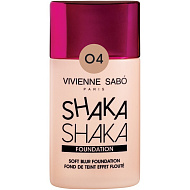 Крем тональный для лица `VIVIENNE SABO` SHAKA SHAKA тон 04 с натуральным блюр эффектом