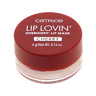 Маска для губ `CATRICE` LIP LOVIN` ночная с вишневым маслом тон 020 Cherry pop