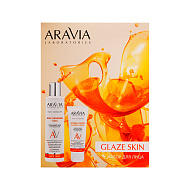 Набор для ухода за кожей лица `ARAVIA` LABORATORIES GLAZE SKIN тоник для лица 200 мл и крем для лица 50 мл